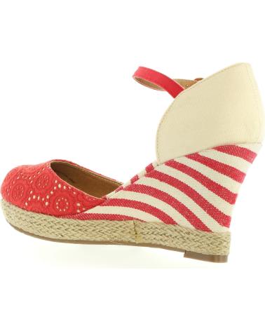 Sandali per Donna MARIA MARE 65870 C18278 TEJIDO CALADO RED