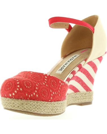 Sandali per Donna MARIA MARE 65870 C18278 TEJIDO CALADO RED