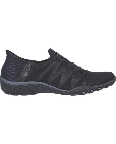 Scarpe sport per Donna SKECHERS SLIP-INS BREATHE-EAS NEGRO
