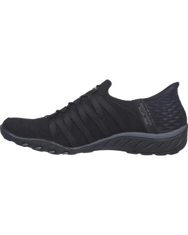 Scarpe sport per Donna SKECHERS SLIP-INS BREATHE-EAS NEGRO