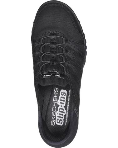 Scarpe sport per Donna SKECHERS SLIP-INS BREATHE-EAS NEGRO