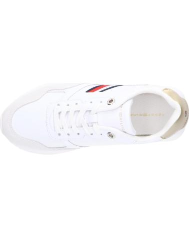 Scarpe sport per Donna TOMMY HILFIGER FW0FW07584 GLOBAL STRIPES LIFESTYLE YBS WHITE