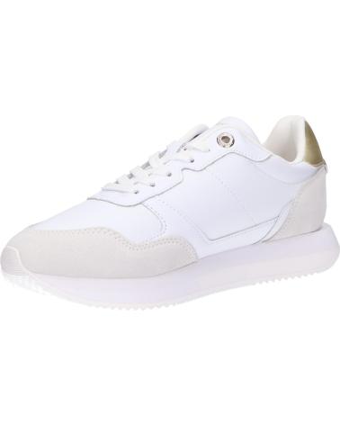 Scarpe sport per Donna TOMMY HILFIGER FW0FW07584 GLOBAL STRIPES LIFESTYLE YBS WHITE