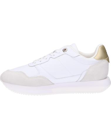 Scarpe sport per Donna TOMMY HILFIGER FW0FW07584 GLOBAL STRIPES LIFESTYLE YBS WHITE