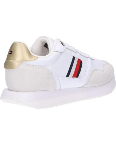 Scarpe sport per Donna TOMMY HILFIGER FW0FW07584 GLOBAL STRIPES LIFESTYLE YBS WHITE