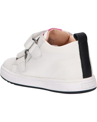 Esportes  de Menina GEOX B364CB 00085 B BIGLIA C0404 WHITE-BLACK