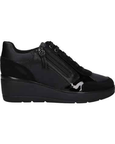 Zapatos de cuña de Mujer GEOX D36RAC 05422 D ILDE C9999 BLACK