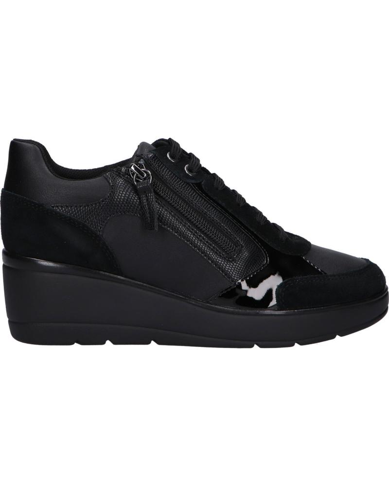 Zapatos de cuña de Mujer GEOX D36RAC 05422 D ILDE C9999 BLACK