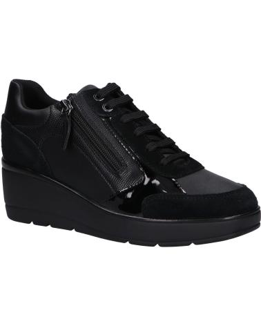 Zapatos de cuña de Mujer GEOX D36RAC 05422 D ILDE C9999 BLACK