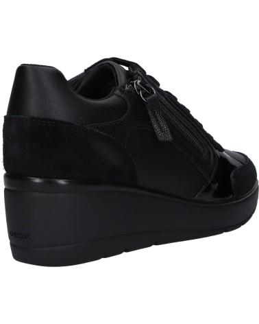 Zapatos de cuña de Mujer GEOX D36RAC 05422 D ILDE C9999 BLACK