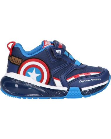 Sportif pour Garçon GEOX J36FEC 0FU50 J BAYONYC C0735 NAVY-RED