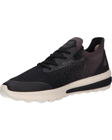Scarpe sport per Uomo GEOX U35BAA 0001M U SPHERICA C9270 BLACK-ANTHRACITE