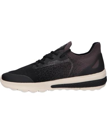 Scarpe sport per Uomo GEOX U35BAA 0001M U SPHERICA C9270 BLACK-ANTHRACITE