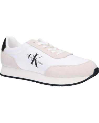 Zapatillas deporte de Hombre CALVIN KLEIN YM0YM00746 RETRO RUNNER YAF BRIGHT WHITE