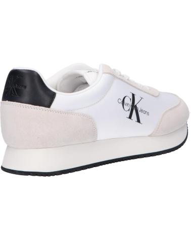 Zapatillas deporte de Hombre CALVIN KLEIN YM0YM00746 RETRO RUNNER YAF BRIGHT WHITE