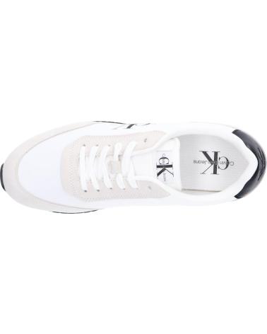 Zapatillas deporte de Hombre CALVIN KLEIN YM0YM00746 RETRO RUNNER YAF BRIGHT WHITE