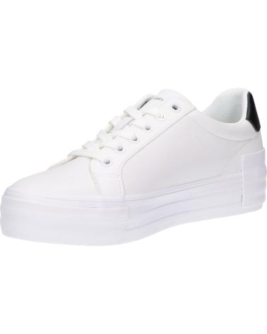 Scarpe sport per Donna CALVIN KLEIN YW0YW00821 BOLD VULC FLATFORM YBR BRIGHT WHITE-BLACK