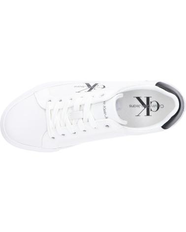 Scarpe sport per Donna CALVIN KLEIN YW0YW00821 BOLD VULC FLATFORM YBR BRIGHT WHITE-BLACK