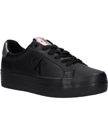 Scarpe sport per Donna CALVIN KLEIN YW0YW01144 BOLD VULC FLATF 0GU BLACK-AMETHYST