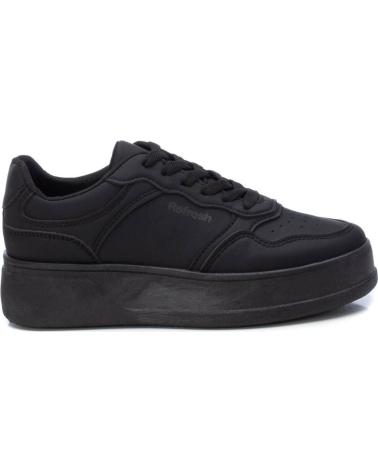 REFRESH CASUAL PLATFORM SNEAKERS MODEL 170967 BLACK NEGRO