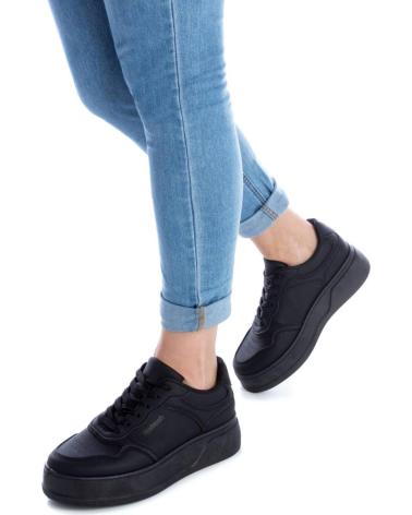 REFRESH CASUAL PLATFORM SNEAKERS MODEL 170967 BLACK NEGRO