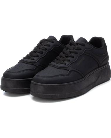 REFRESH CASUAL PLATFORM SNEAKERS MODEL 170967 BLACK NEGRO