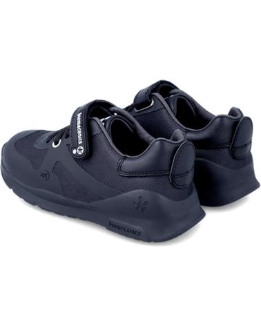 girl and boy Trainers BIOMECANICS ZAPATO COLEGIAL CON VELCRO NEGRO REJILLA