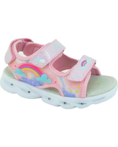 Sandalen für Mädchen BUBBLE BOBBLE BUBBLE SANDALIA CON LUCES C593 BLANCO