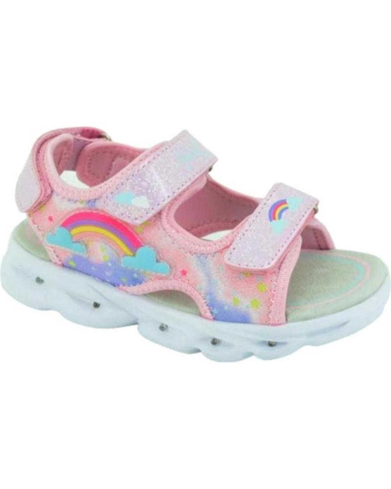 Sandalen für Mädchen BUBBLE BOBBLE BUBBLE SANDALIA CON LUCES C593 BLANCO