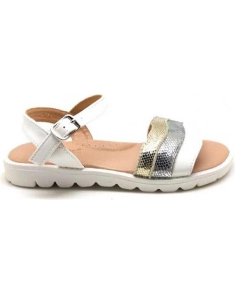 Sandalias de Niña BUBBLE BOBBLE BUBBLE SANDALIA NINA CON HEBILLA A3271 BLANCO