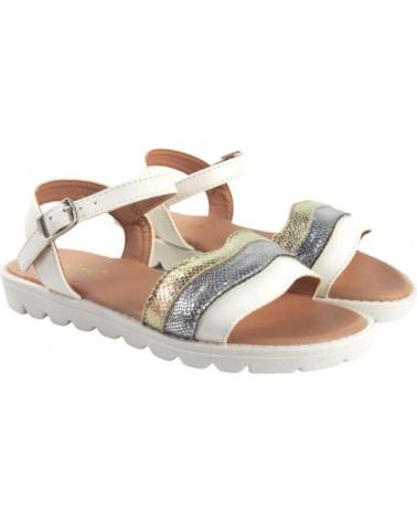 Sandalias de Niña BUBBLE BOBBLE BUBBLE SANDALIA NINA CON HEBILLA A3271 BLANCO