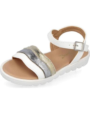 Sandalias de Niña BUBBLE BOBBLE BUBBLE SANDALIA NINA CON HEBILLA A3271 BLANCO