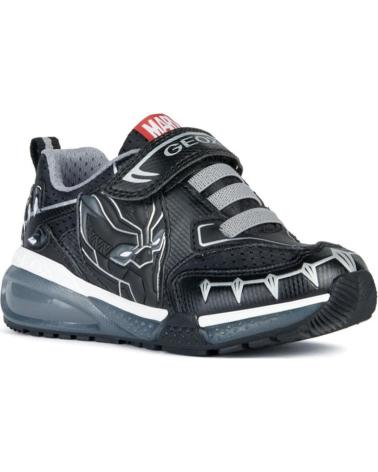 Sportif pour Garçon GEOX DEPORTIVA PANTERA NEGRA CON LUZ BLACK-SILVER