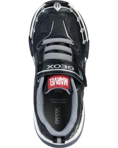 Sportif pour Garçon GEOX DEPORTIVA PANTERA NEGRA CON LUZ BLACK-SILVER
