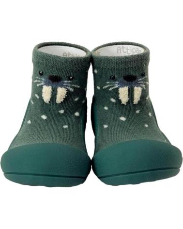 Bebé-De-Niña-ATTIPAS-NIOS-UNISEX-SEA-LION-KHAKI-SL0101-VERDE