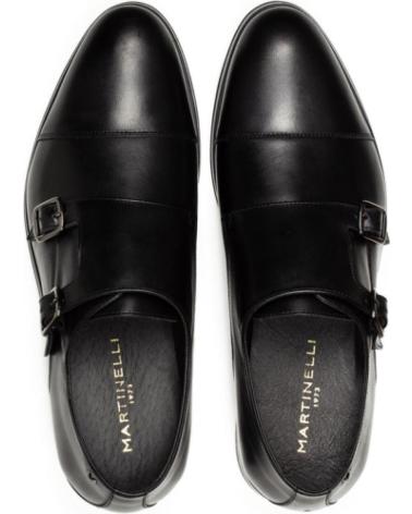 Zapatos de Hombre MARTINELLI ZAPATO VESTIR DE HEBILLAS DE PIEL NEGRO