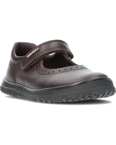 Zapatos de Niña PABLOSKY BAILARINA COLEGIAL 352195 MARRON