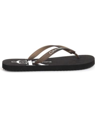 Chanclas de Hombre CALVIN KLEIN CHANCLAS JEANS BEACH SANDAL BLACK