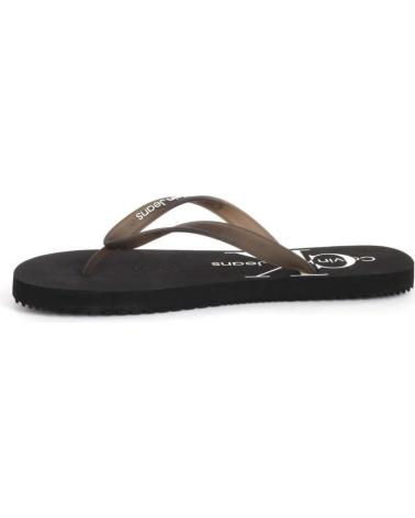 Chanclas de Hombre CALVIN KLEIN CHANCLAS JEANS BEACH SANDAL BLACK