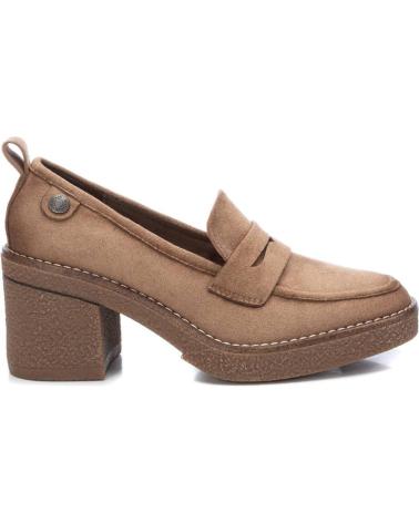 REFRESH SCARPE CON TACCO 170994 STILE MOCASSINO PER DONNA - MARRONE TAUPE TAUPE
