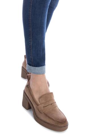 REFRESH SCARPE CON TACCO 170994 STILE MOCASSINO PER DONNA - MARRONE TAUPE TAUPE