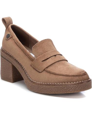 REFRESH SCARPE CON TACCO 170994 STILE MOCASSINO PER DONNA - MARRONE TAUPE TAUPE