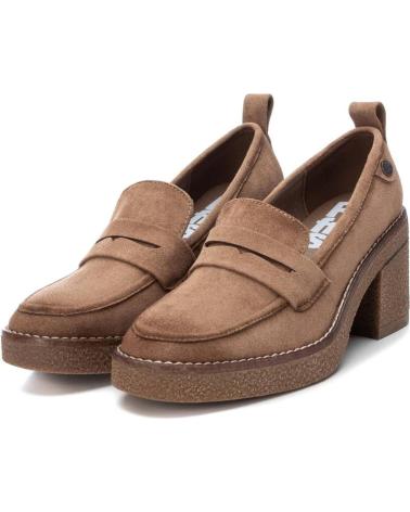 REFRESH SCARPE CON TACCO 170994 STILE MOCASSINO PER DONNA - MARRONE TAUPE TAUPE