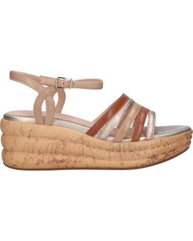 Sandalen für Damen GEOX D02GYB 00043 D PRIMULAO CH66N LT TAUPE-COGNAC