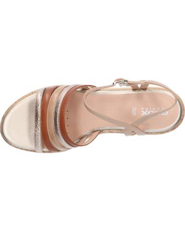 Sandales pour Femme GEOX D02GYB 00043 D PRIMULAO CH66N LT TAUPE-COGNAC