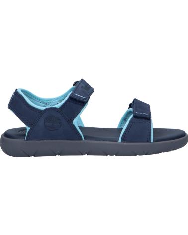 Sandalen für Damen und Mädchen und Junge TIMBERLAND A43FH NUBBLE NAVY NUBUCK