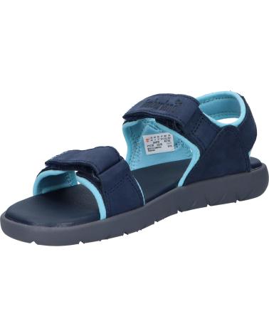 Sandalen für Damen und Mädchen und Junge TIMBERLAND A43FH NUBBLE NAVY NUBUCK