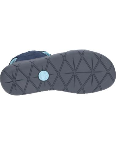 Sandalen für Damen und Mädchen und Junge TIMBERLAND A43FH NUBBLE NAVY NUBUCK