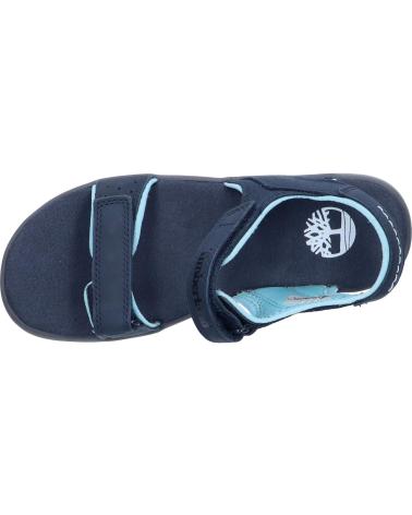 Sandalen für Damen und Mädchen und Junge TIMBERLAND A43GH NUBBLE NAVY NUBUCK