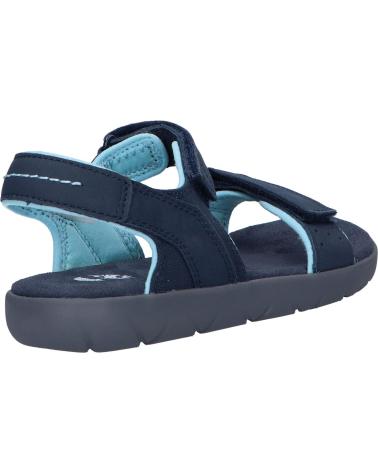 Sandalen für Damen und Mädchen und Junge TIMBERLAND A43GH NUBBLE NAVY NUBUCK
